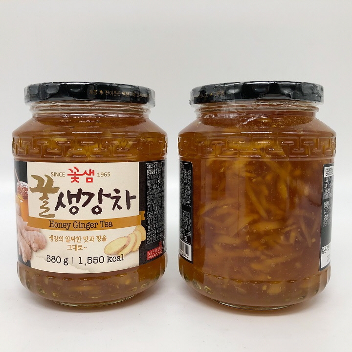 Honey Citron Tea 580g 🍊 ชา ส้มยูสุ เกาหลี ชาส้มเกาหลี 꽃샘 유자차 ชาน้ำผึ้ง