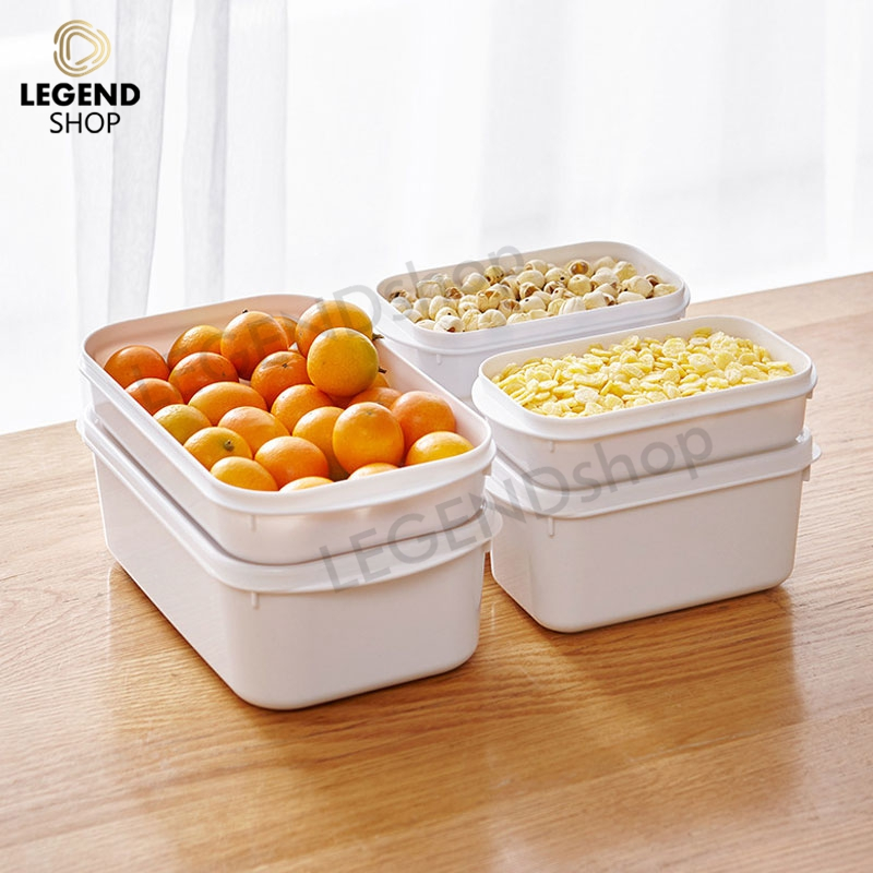 กล่องเก็บอาหาร กล่องใส่อาหาร กล่องถนอมอาหาร แบบพกพา ทนความร้อน เข้าไมโครเวฟได้ สําหรับใส่อาหารสดในตู้เย็น - รูปที่ 6