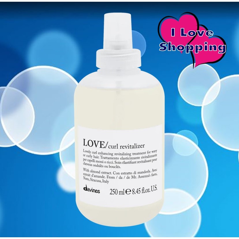 Davines Love Curl Revitalizer 250 ml อาหารผม เพื่อฟ้นคืนลอน สำหรับผมดัด