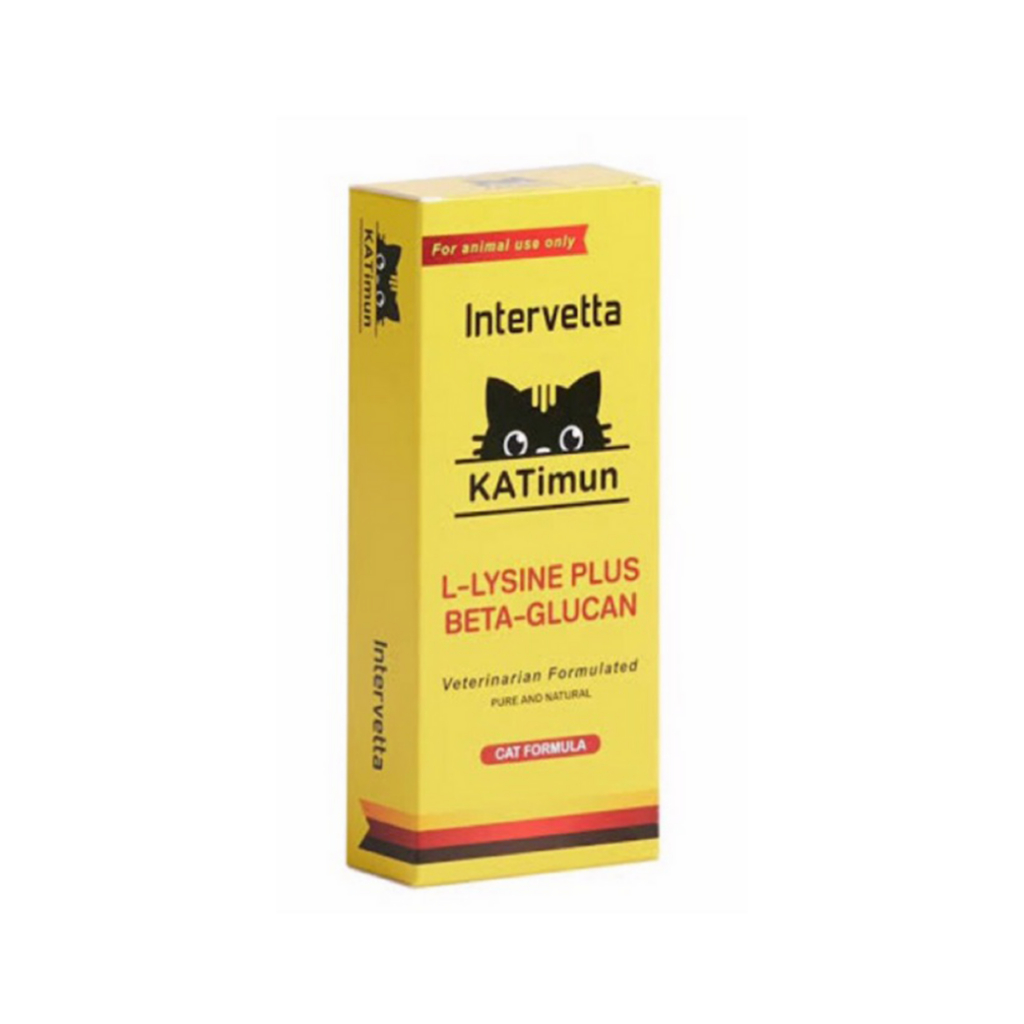 [ ยกกล่อง ] KATimun LOt. อาหารเสริมแมว L-Lysine และ Beta-glucan