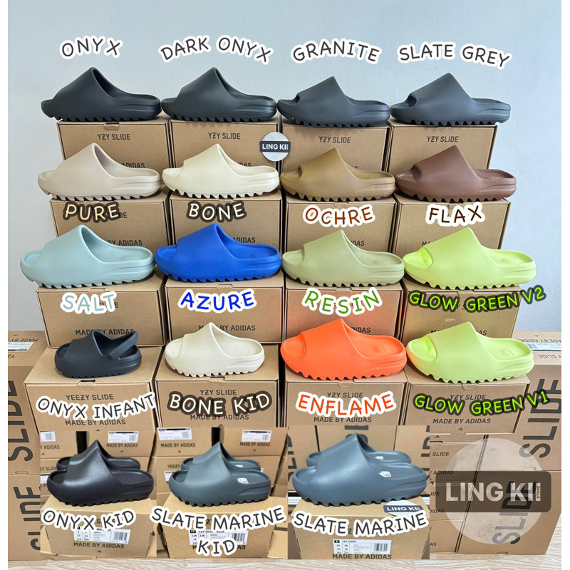 สอบถาม SIZE ก่อนสั่งซื้อ !! Adidas Yeezy slide [สินค้า ของแท้ 100%พร้อมส่ง]