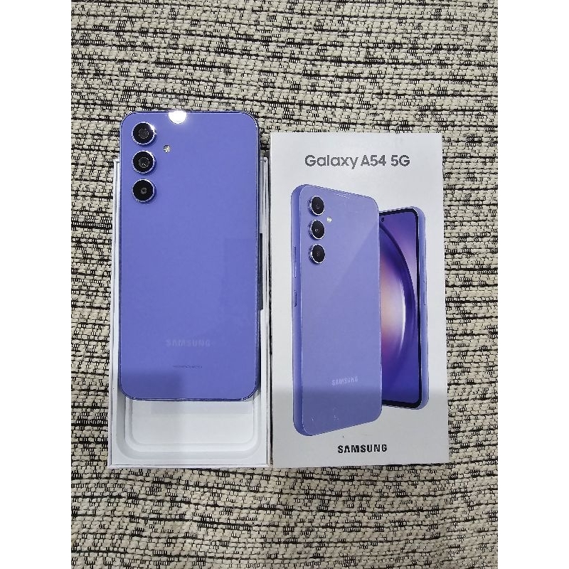 Samsung A54 5g 8/128gb สีม่วง มือสองสภาพสวยมาก