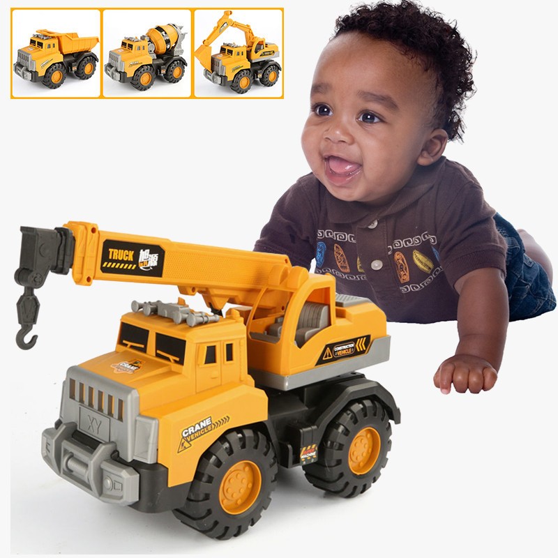 รถบรรทุกจำลอง รถขุดดิน ของเล่นสําหรับเด็ก ของเล่นรถก่อสร้าง ขนาดใหญ่วัสดุมีคุณภาพสวยแข็งแรงทนทาน - รูปที่ 2