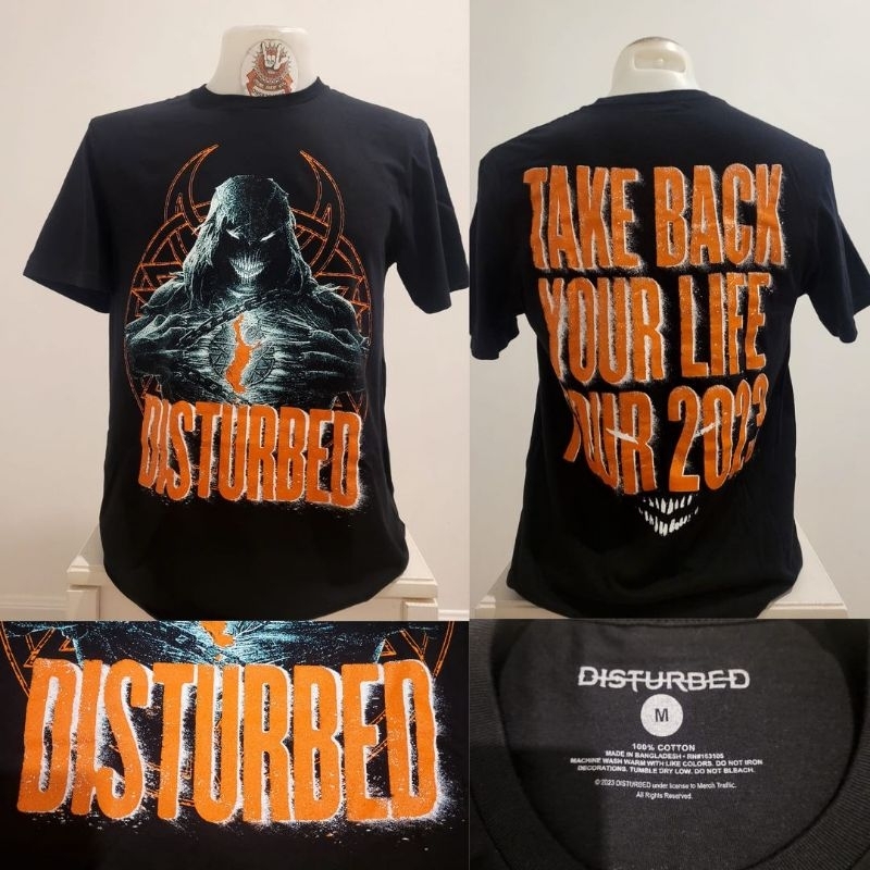 🔥Disturbed เสื้อวง งานลิขสิทธิ์แท้ นำเข้า-UK  ของแท้🌍