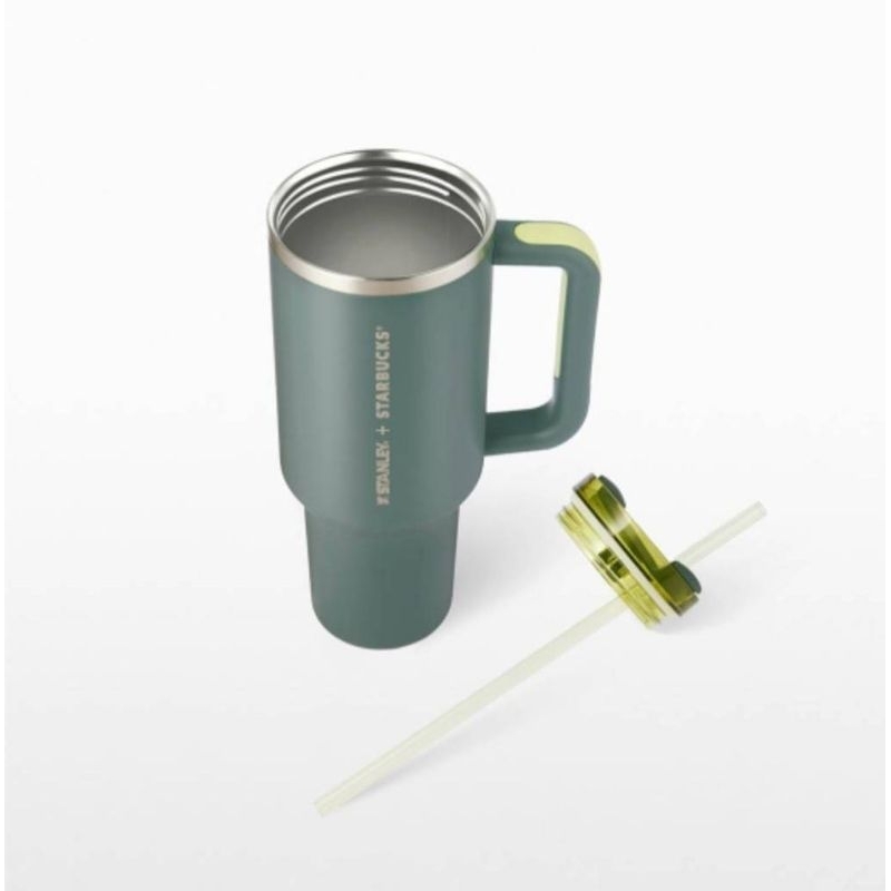แท้100% Starbucks Stainless Steel Stanley Gradient Black White Cold Cup 40oz.หรือ 30 oz.ทัมเบลอร์สตาร์บัคส์แท้100%