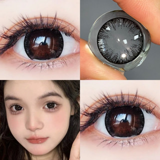 Super Big Eye ขนาดใหญ่ คอนแทคเลนส์ Big Eye Black-14.5mm 1ค