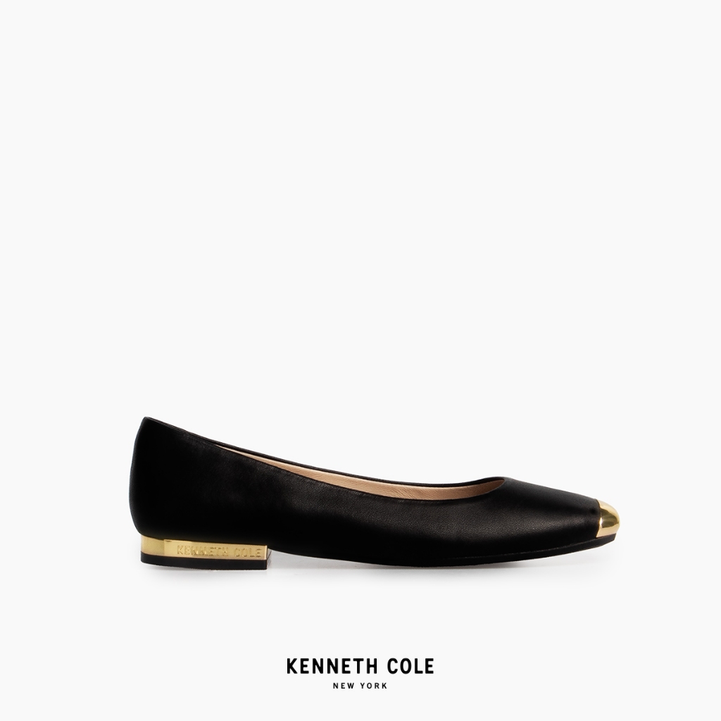 KENNETH COLE x ANNE THONGPRASOM รองเท้าส้นแบนผู้หญิง รุ่น ASTAIRE FLATS JET BLACK สีดำ ( FLT - KF14077LE-001 )