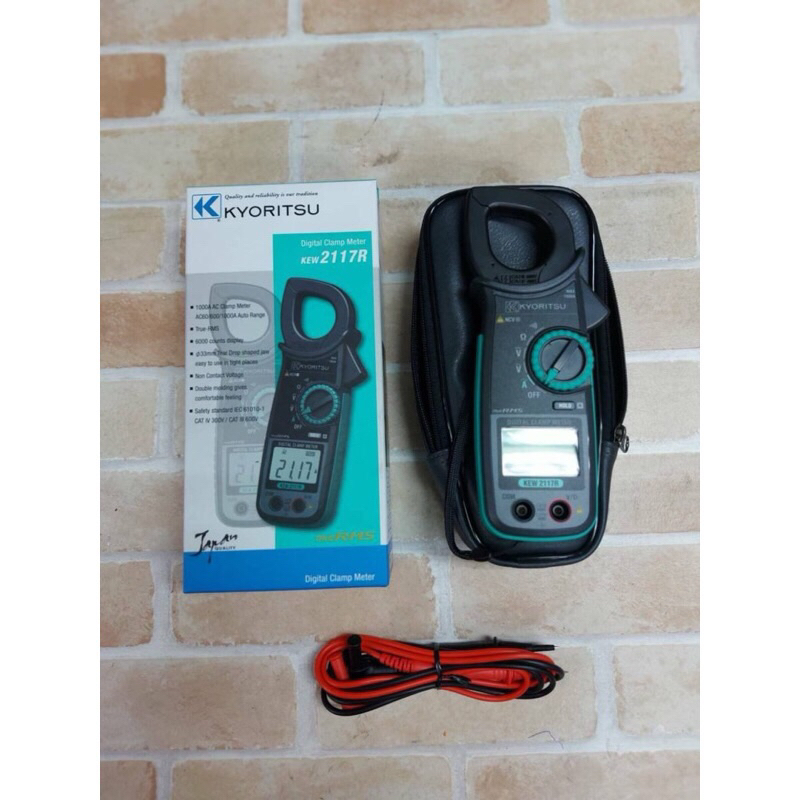 KYORITSU แคลมป์มิเตอร์ดิจิตอล คลิปแอมป์ รุ่น KEW2117R -ดิจิตอลแคลมป์มิเตอร์ KYORITSU KEW2117R -แคลมป