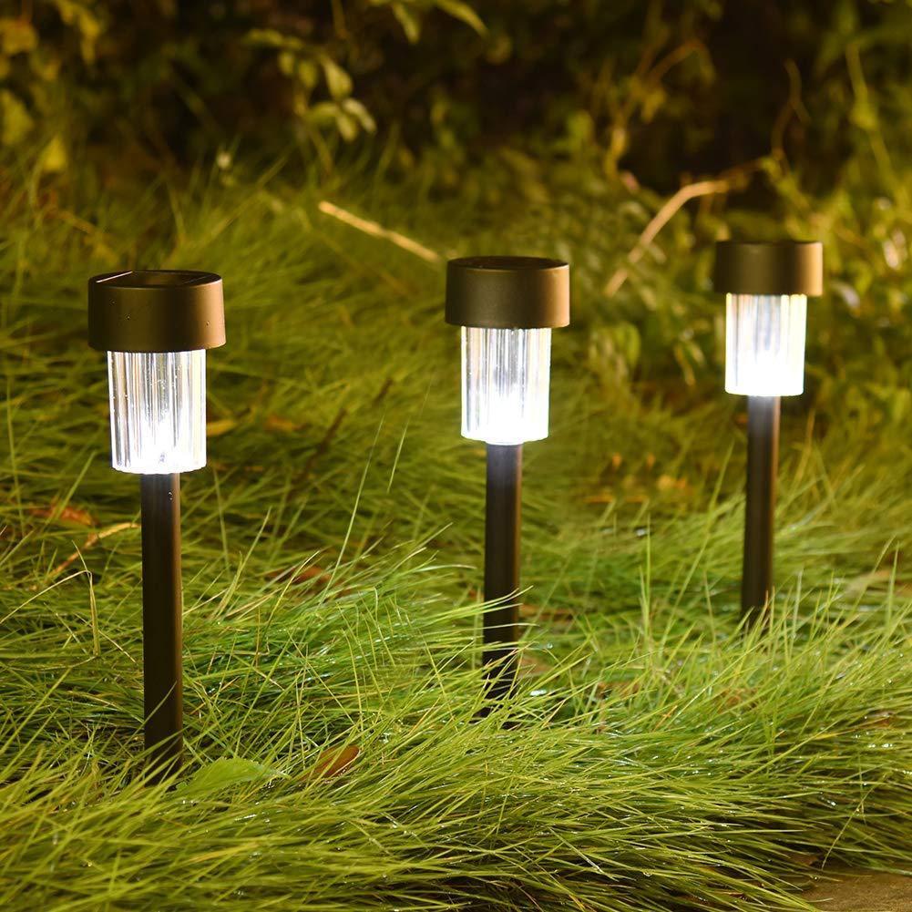 ไฟปักพื้น ไฟปักสนามหญ้า มีให้เลือกสามสี โซล่าเซลล์ Solar cell nightsun ลานกลางแจ้งจัดสวนตกแต่ง Solar Light ไฟปักสนาม