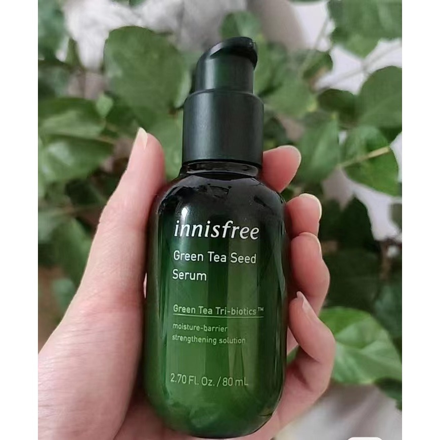innisfree Green tea seed serum 80ml อินนิสฟรี กรีนที เซรั่ม 80 มล. แพ็คคู่ เซรั่มเติมความชุ่มชื้น