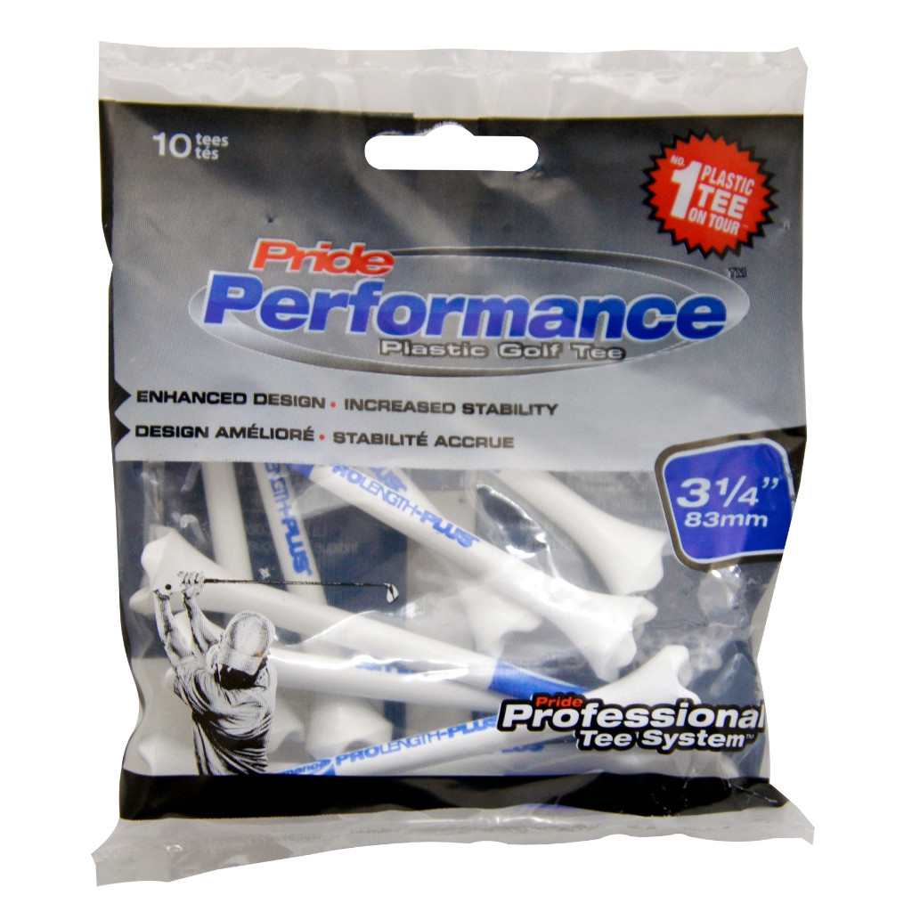 Tee Pride Performance™ Plastic Golf Tee 3 1/4 -10 ct ที่ตั้งลูกกอล์ฟ (10ชิ้น)