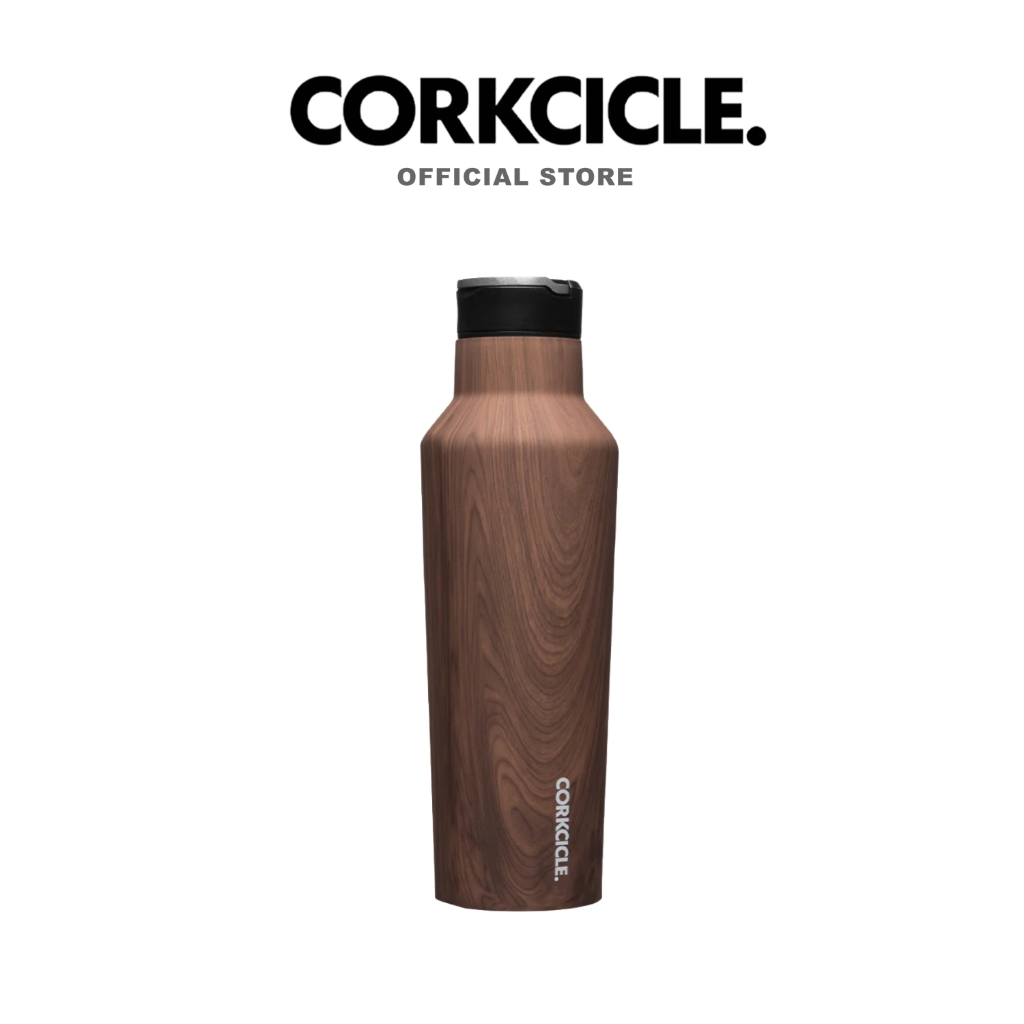CORKCICLE : SPORT CANTEEN WALNUT WOOD 20OZ (600ml)
