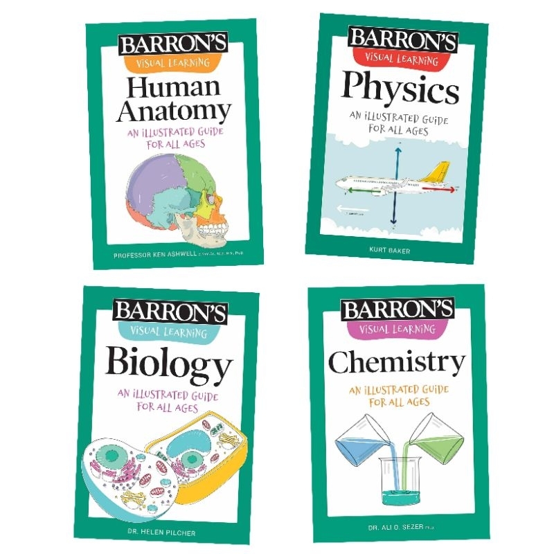 Visual Learning Series : Physics, Chemistry, Human Body, Biology (an illustrated Guide for all Ages) มือหนึ่ง พร้อมส่ง!!