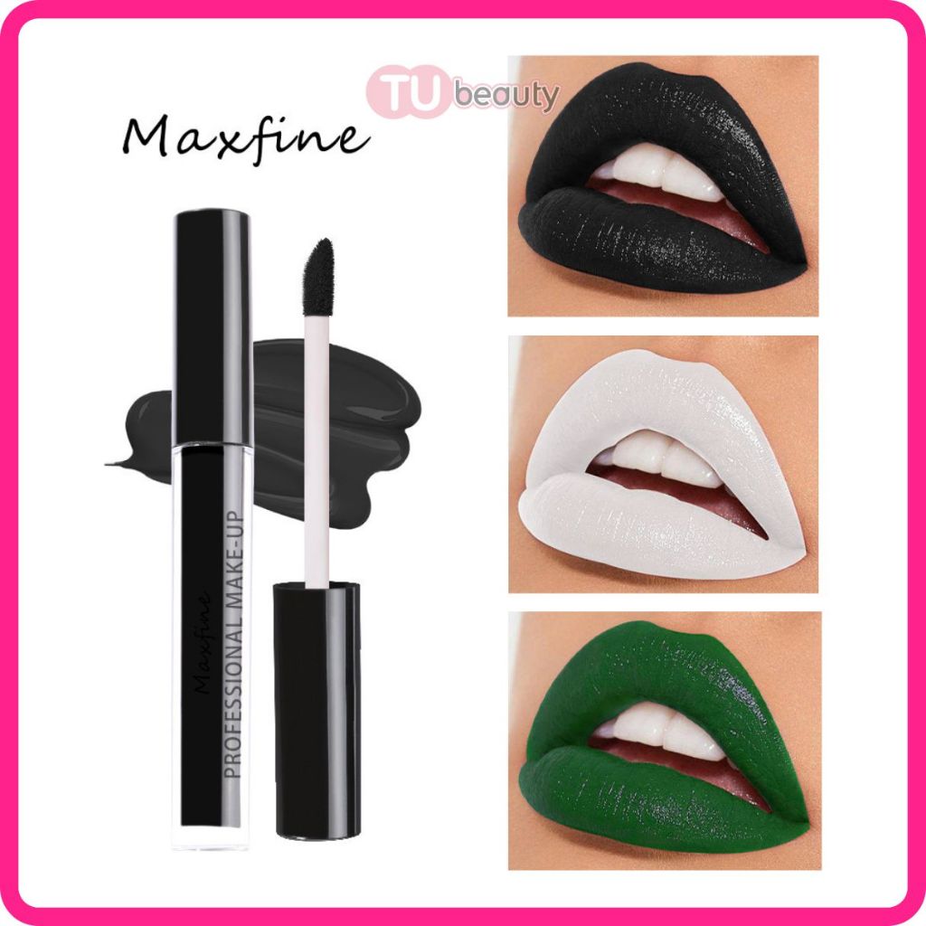 Maxfine ลิปดำ ลิปจุ่ม เนื้อแมท พร้อมส่ง