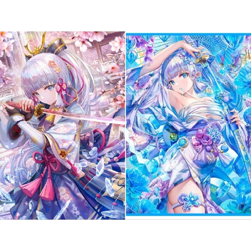 สลีฟอายากะ เก็นชิน Genshin Impact Card Sleeve KAMISATO AYAKA สลีฟโดจิน สลีฟบัดดี้ไฟท์ ซองใส่การ์ด สลีฟเกนชิน