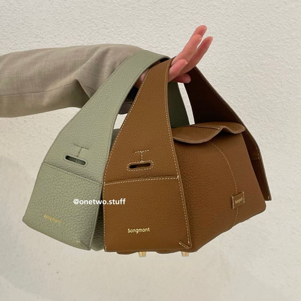 Songmont - Drippy Roof Bag (Small) กระเป๋าสะพายหนังวัว ของแท้จากช็อปจีน100% [Pre-order10-14วัน]