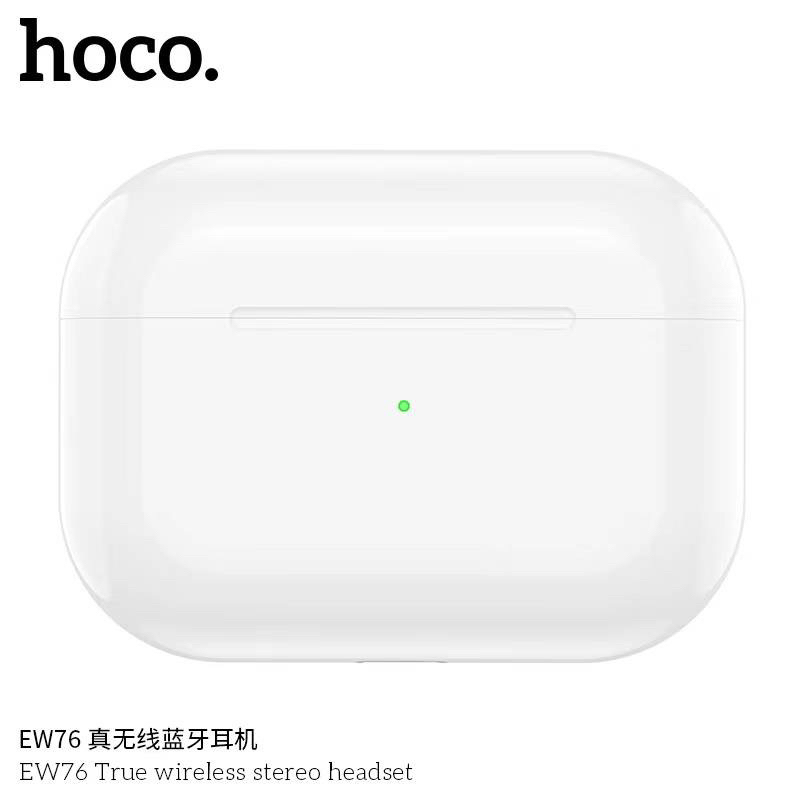 Hoco EW76 TWS ชุดหูฟังบลูทูธไร้สาย True Bluetooth 5.4 หูฟังพร้อมไมโครโฟนหูฟัง พร้อมสายชาร์จ USB C