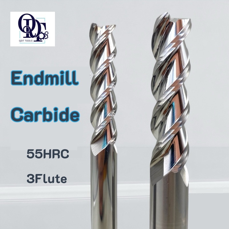 Q Endmill Carbide เอ็นมิล คาร์ไบด์ 55HRC 3F >> M1-M7