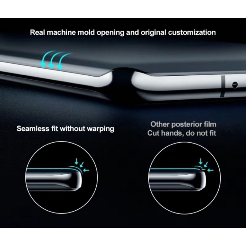 ฟิล์มหลังใสรอบเครื่อง iPhone X -17 promax ทุกซีรีส์  แถมฟรีชุดทำความสะอาด ฟิล์มใสไฮโดรเจลไม่ปิดโลโก้ - รูปที่ 3