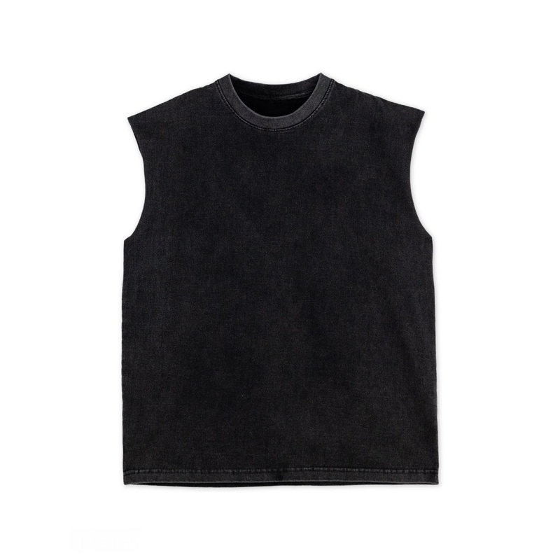 เสื้อฟอกวินเทจ เเขนกุด สีพื้น ใส่ได้ทั้งชายและหญิง ของแท้100%