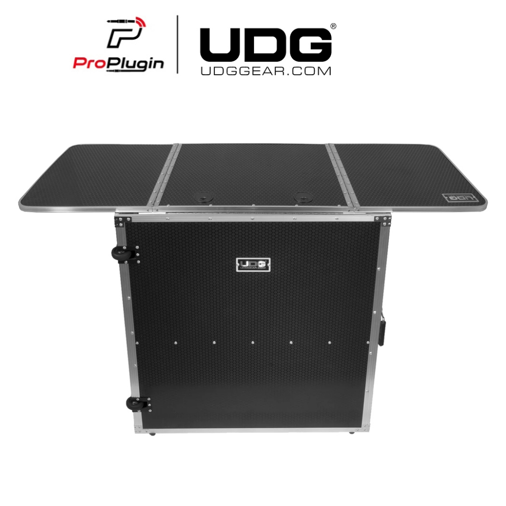 UDG Ultimate Fold Out DJ Table Silver MK2+ (U92049SL2) โต๊ะดีเจ มีล้อลาก วัสดุแข็งแรง (ProPlugin)