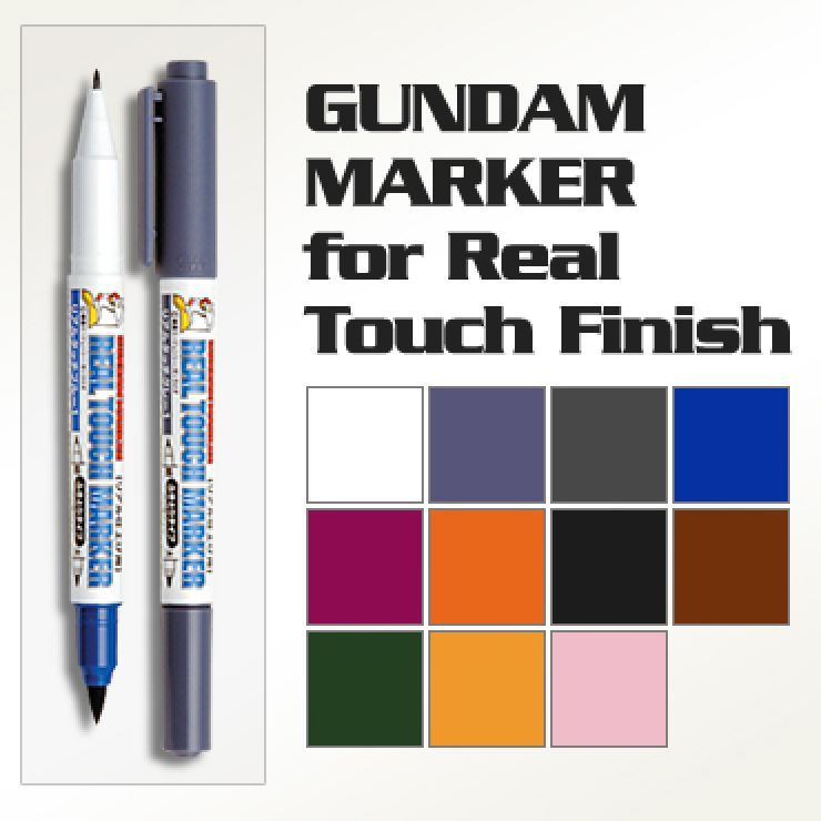 * เลือกสีได้ * Gundam Marker Real Touch