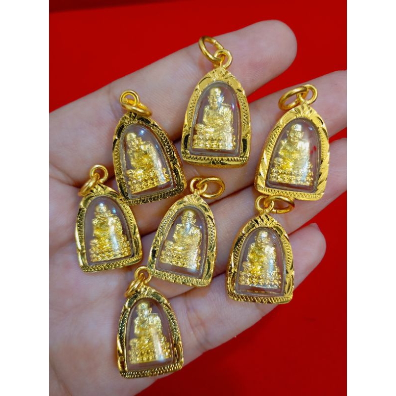 จี้พระไม่ลอก จี้พระหุ้มทอง ไม่ลอกไม่ดำ หลวงปู่ทวดวัดช้างให้ จี้พระหุ้มเศษทอง พระหลวงปู่ทวด เหรียญหลวงปู่ทวด หลวงพ่อทวด