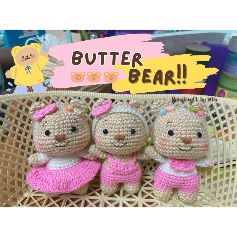 พวงกุญแจ Butter Bear🐻♥️