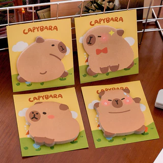 [ส่งไว 1 วัน จากไทย] กระดาษโน๊ต การ์ตูน Capybara โพสติด คาปิบาร่า ตัดขอบ กระดาษโน้ต ใบกำกับภาษี E-tax แจกลูกค้า