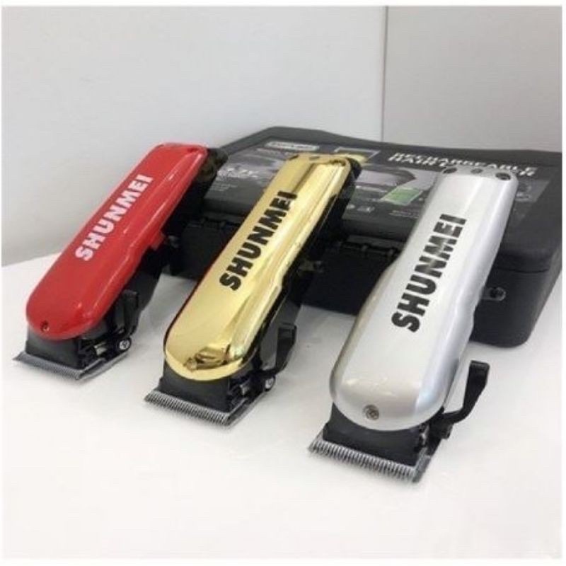 ปัตตาเลื่ยนตัดผมไร้สาย SHUNMEI 808A shunmei 818 shunmei S9 shunmei S7 shunmei S1 ปัตตาเลื่ยนแข็งแรงท