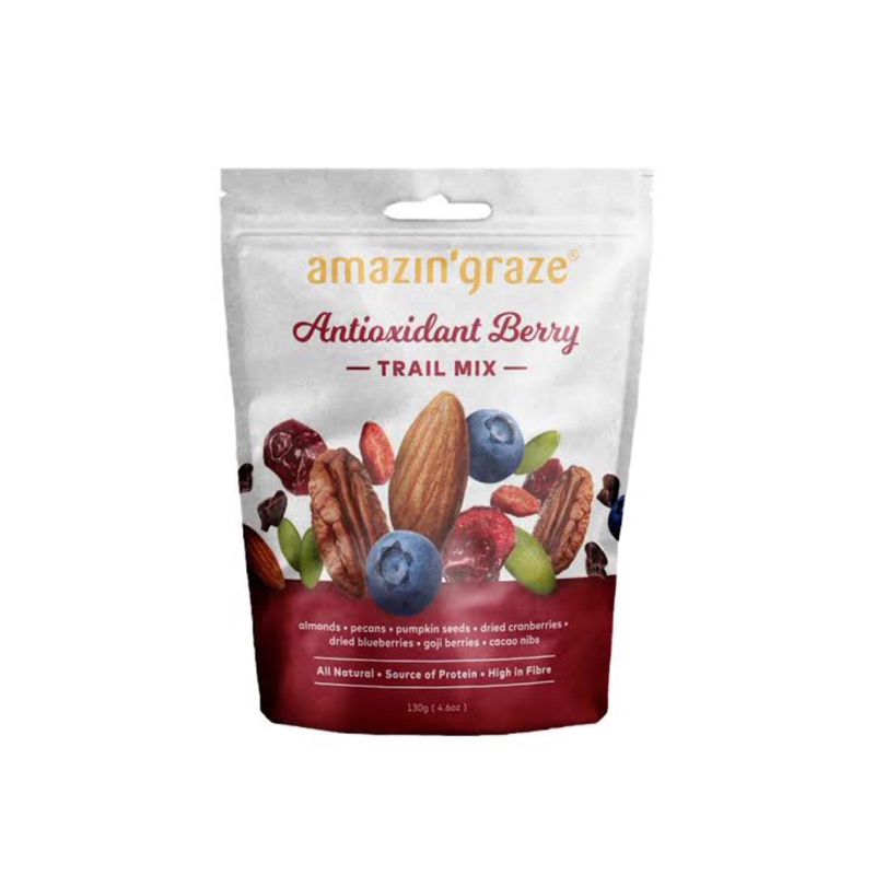 amazin’graze nuts protein/ berry trail mix/pandan coconut/coconut curry lime nuts 130g. fl ถั่วรวมอบ ใบเตย/ รสเผ็ด ราคา ถูกที่สุด ดีลบีเคเค แกลเลอรีภาพที่ 4