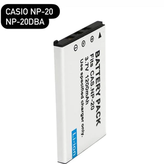 CNP20 / NP-20 / NP-20DBA แบตเตอรี่กล้องดิจิตอล สำหรับ CASIO EXILIM-ex-z3, ex-z70sr, ex-z70