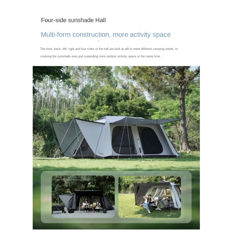 Vidalido Vicore Auto Instant Tent เต็นท์กางอัตโนมัติ ทรง Cabin 4-8 คน thumbnail 5