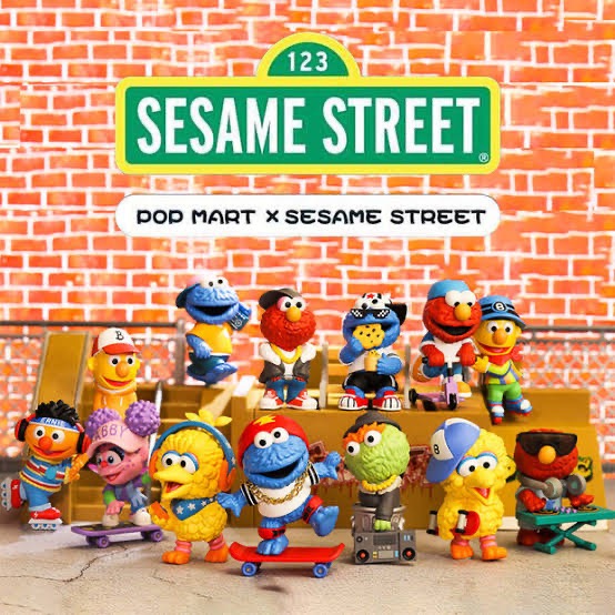 (กดในไลฟ์ลด 100฿ 💙 ) แบบสุ่ม Sesame Street Meet Street Series