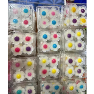 DEDEE กล่องเบเกอรี 4ช่องใส DD-44 Lock ล็อคได้ ยกลัง(800ใบ) สำหรับใส่อาหาร ใส่ขนม