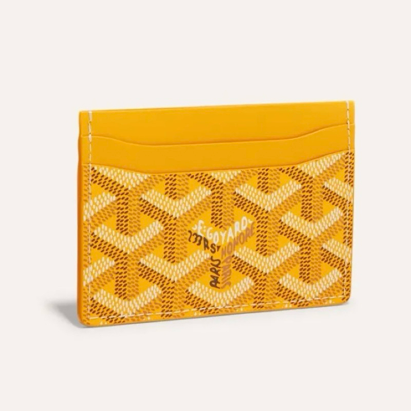 [พร้อมส่ง]-New Goyard Card Holder (Yellow)-Shop Goyard Japan🇯🇵