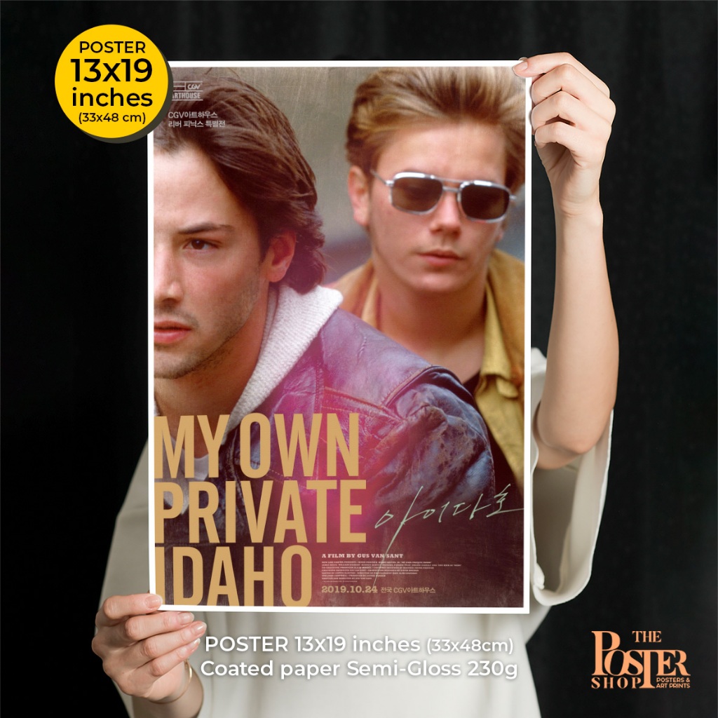 My Own Private  Idaho POSTER - Film by Gus Van Sant - Keanu Reeves, River Phoenix โปสเตอร์ภาพขนาด 33