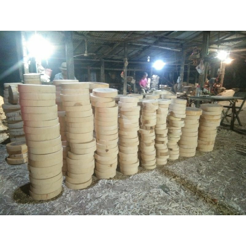 เขียงไม้มะขามแช่น้ำเกลือขนาด 16 นิ้ว หนา 2.7-3 นิ้ว🇹🇭 - รูปที่ 2