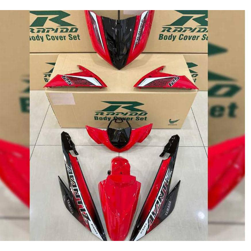 ชุดสีทั้งคัน YAMAHA GT125 สีแดง/สีน้ำเงิน