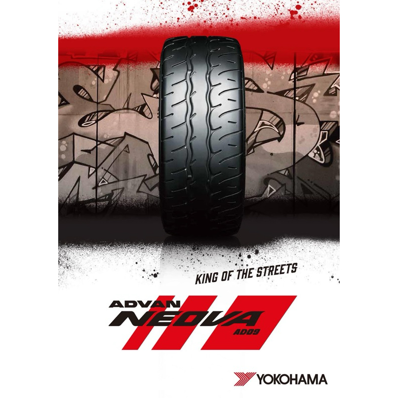 ยางรถยนต์ YOKOHAMA 255/35 R19 รุ่น ADVAN NEOVA AD09 96W *JP (จัดส่งฟรี!!! ทั่วประเทศ)