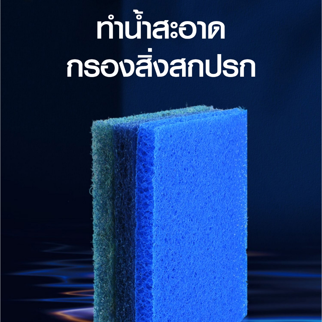 ใยมาทารา ขนาด50×50×4cm/50×40×4cm ชนิดหยาบ ใยกรองตู้ปลาบ่อปลา