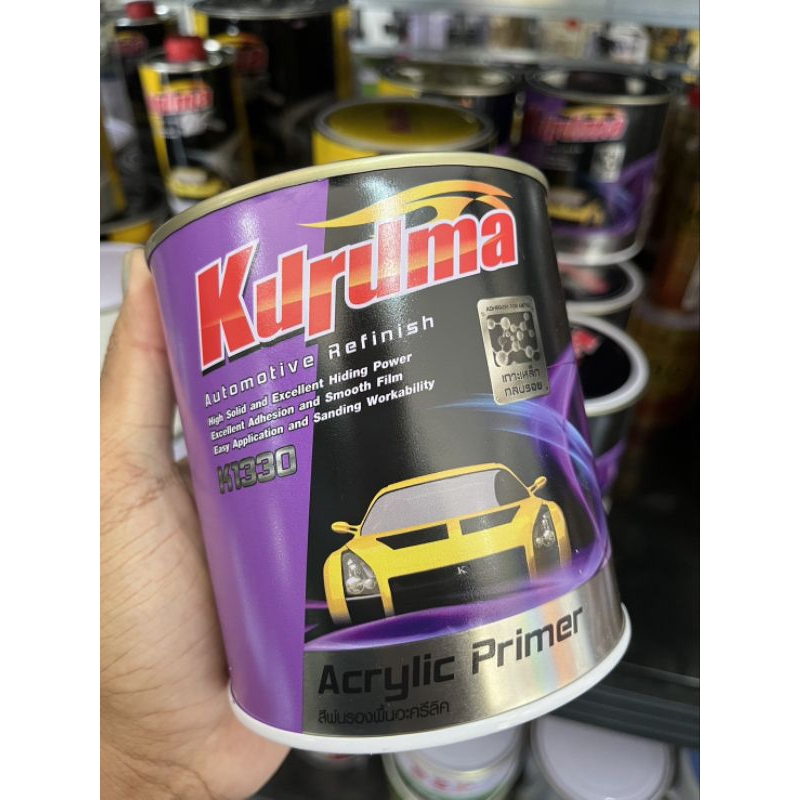 สีรองพื้น Kuruma Acrylic Ptimer ขนาน 1 ลิตร