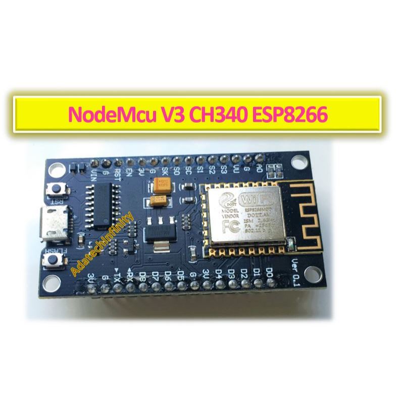 NodeMcu V3 CH340 Lua WIFI ESP8266  IoT development board บอร์ด ESP8266