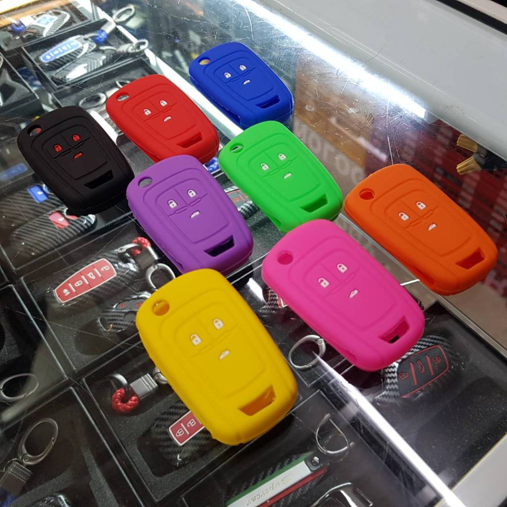ซิลิโคนกุญแจรถยนต์ Chevrolet Cruze/Sonic/Trailblazer 2012/Colorado Siriconอย่างดีสินค้าตรงรุ่นมีสีให้เลือก 8 สี