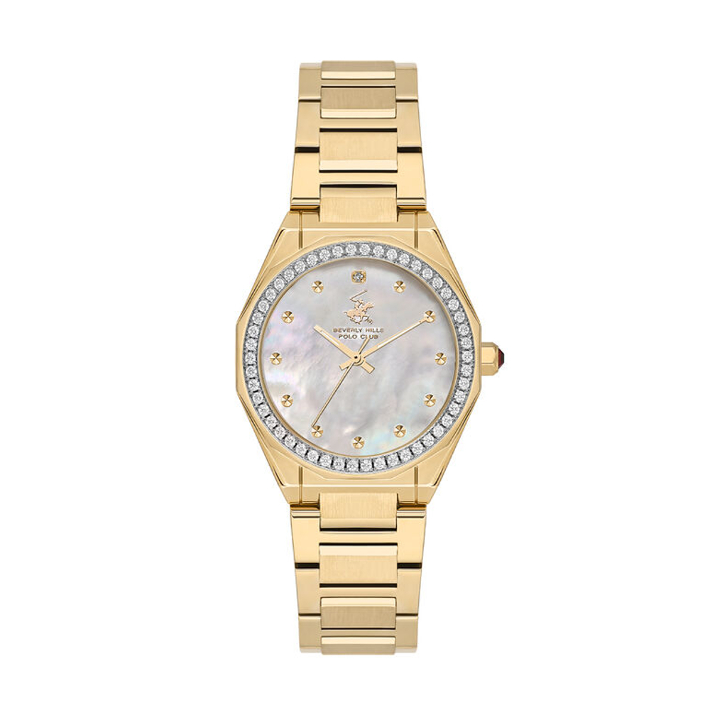 Beverly Hills Polo Club BP3603C.130 นาฬิกาข้อมือผู้หญิง สี Gold