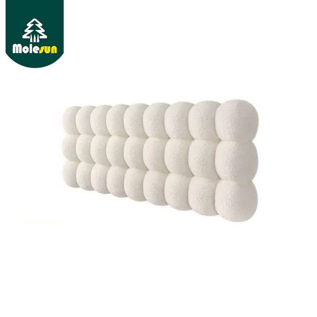 MOLESUN หมอนหัวเตียง หรูหรา หมอนเสริมเตียง เบาะพิงหลังนุ่มมาก น่าสัมผัส ทันสมัย