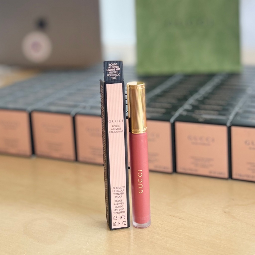 GUCCI Lip Liquid Matte Colour 6.5ml ของแท้✅