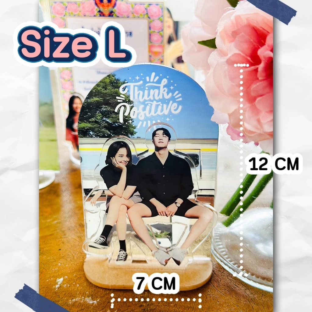 สแตนดี้ทะเบียนสมรส อะคริลิคสกรีนรูป ใส่ข้อความได้ ของขวัญวันครบรอบ thumbnail 6