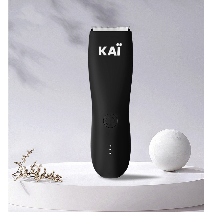 (รับประกัน 3 ปี) KAI Trimmer เครื่องเล็มขนน้องชาย แบตตาเลี่ยนน้องชาย โกนขน เล็มขน ปลอดภัย ไม่บาด