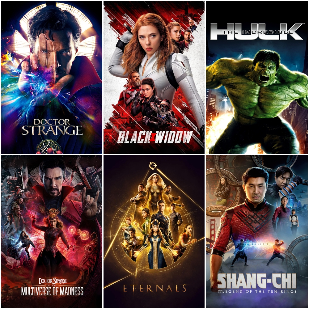 USB Flash Drive ไฟล์หนังดัง Doctor Strange, Eternals, Shang-Chi, Black Widow, Hulk พากย์ไทย-อังกฤษ 1080p Master แท้